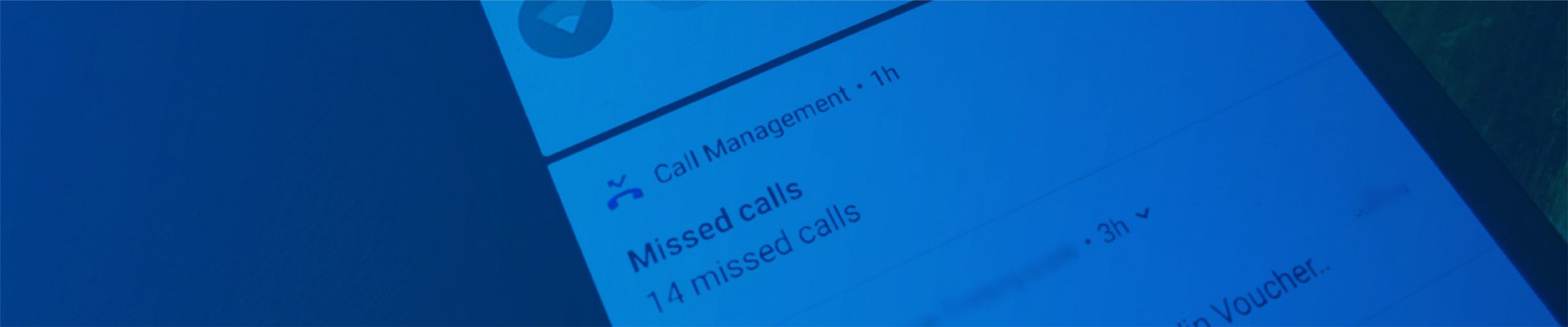 Missed Call Alert Solution Header image