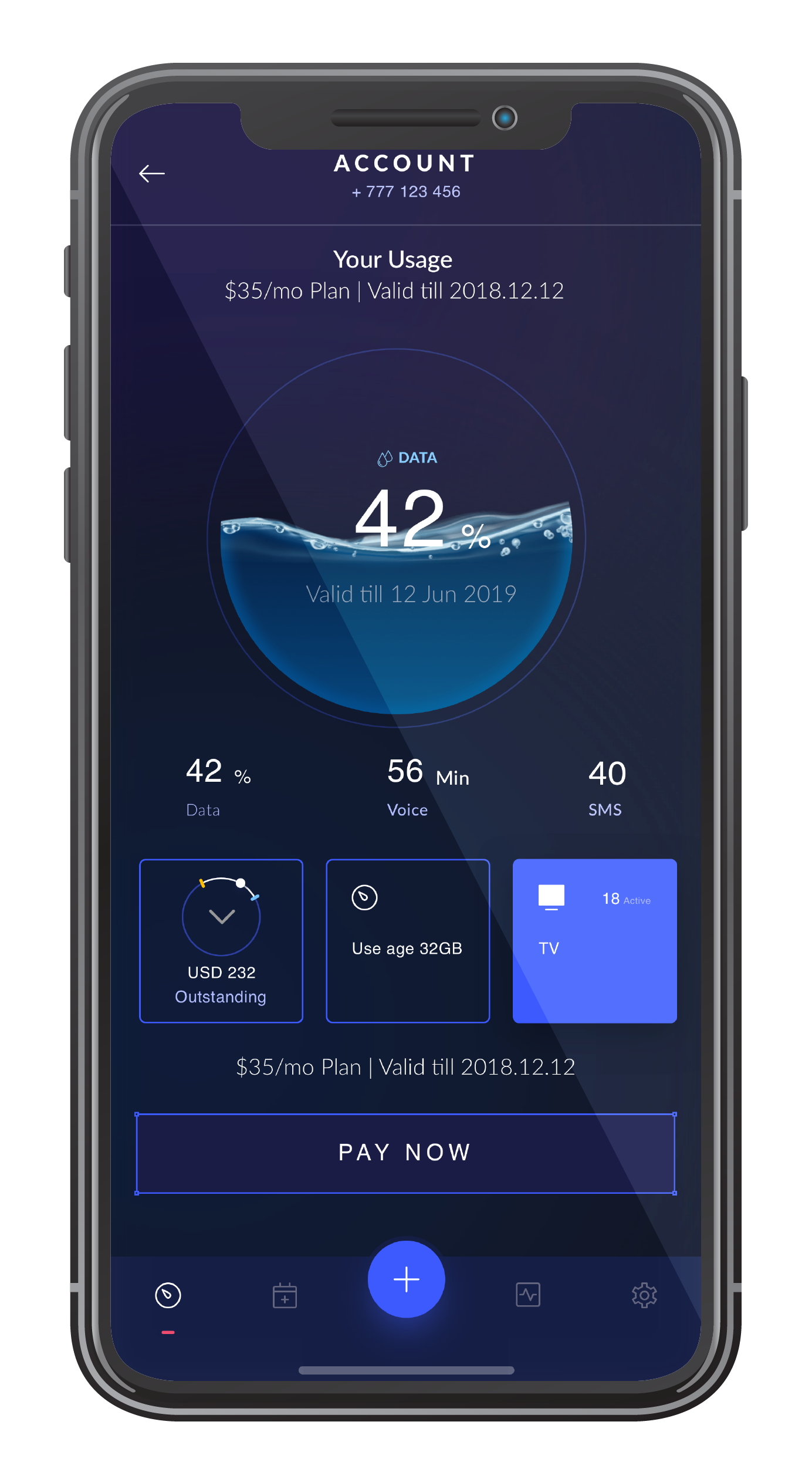 Mobile Selfcare App Omobio